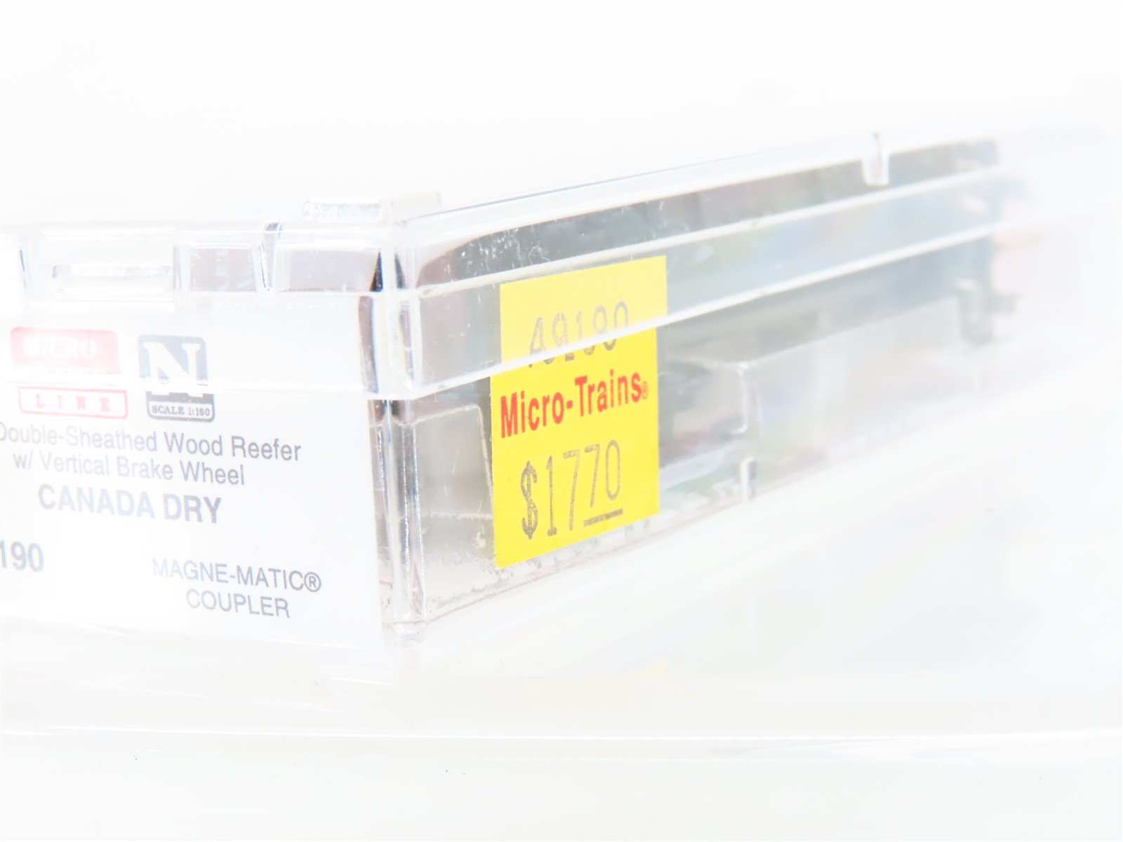 N Scale Micro-Trains MTL 49190 GARE Canada Dry Ginger Ale 40' Wood Reefer #9106