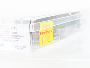 N Scale Micro-Trains MTL 49190 GARE Canada Dry Ginger Ale 40' Wood Reefer #9106