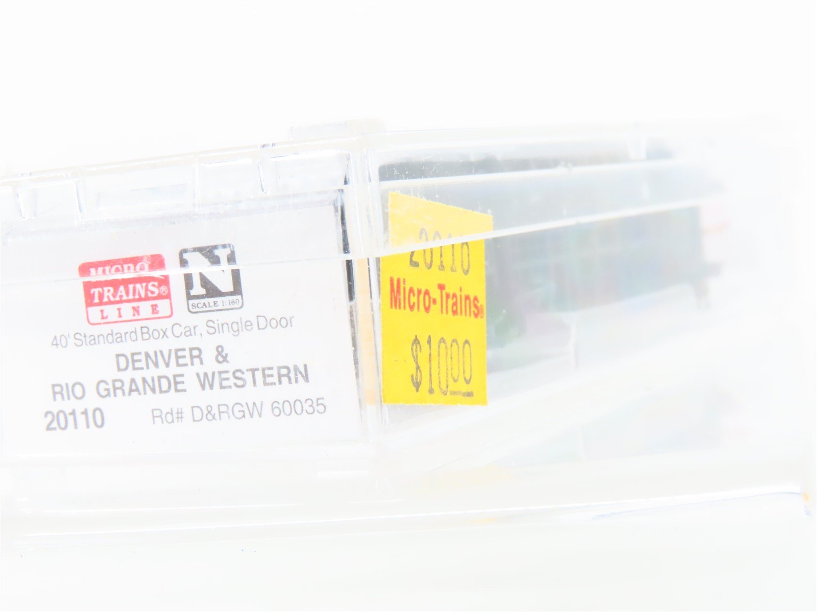 N Scale Micro-Trains MTL 20110 D&RGW Rio Grande 40' Single Door Box Car #60035