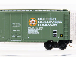 N Scale Micro-Trains MTL 21230 BCOL British Columbia Railway 40' Box Car #8002