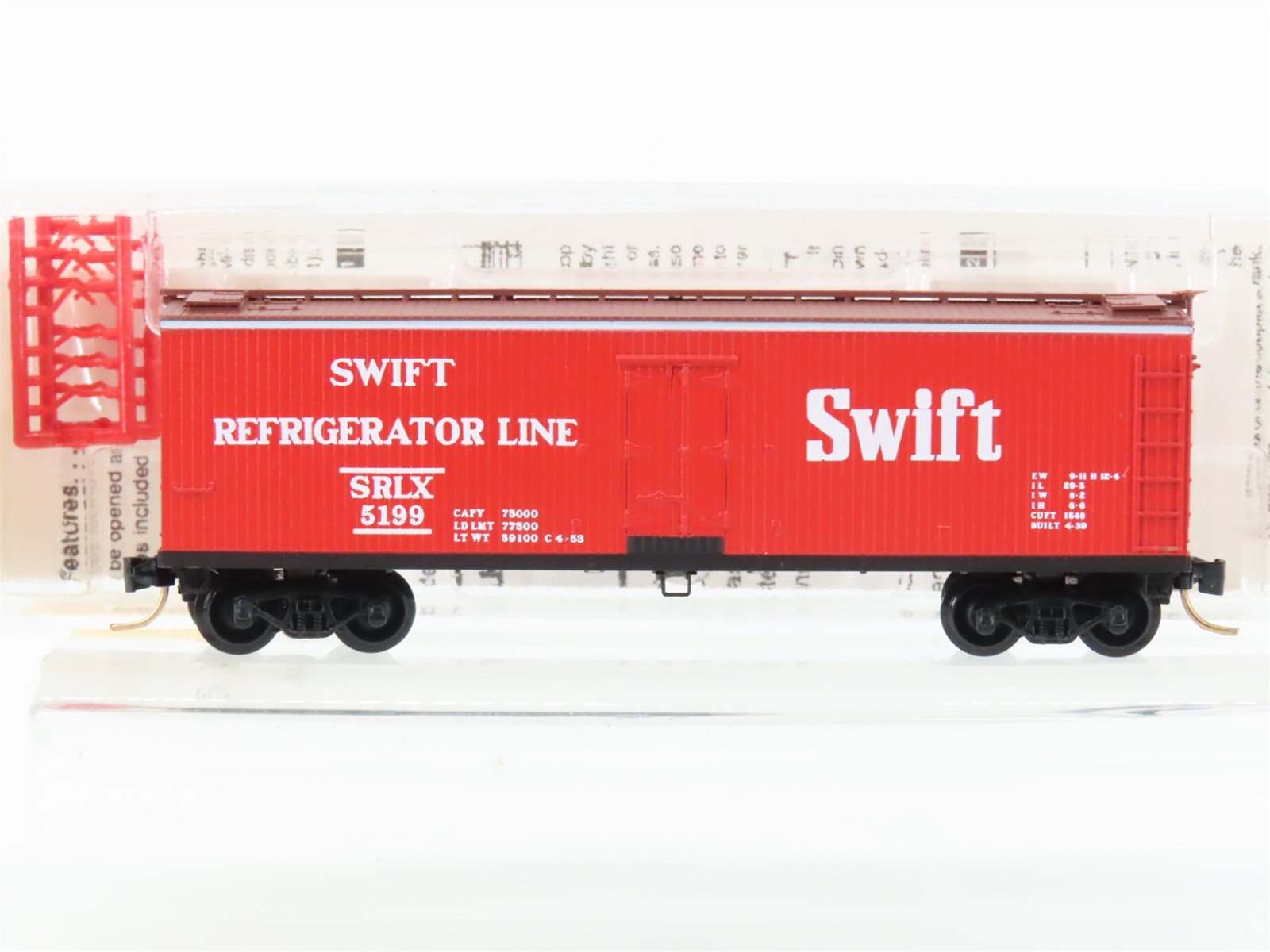N Micro-Trains MTL 49400 SRLX Swift Refrigerator Line 40' Wood Reefer #5199