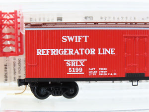 N Micro-Trains MTL 49400 SRLX Swift Refrigerator Line 40' Wood Reefer #5199