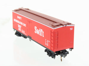 N Micro-Trains MTL 49400 SRLX Swift Refrigerator Line 40' Wood Reefer #5199