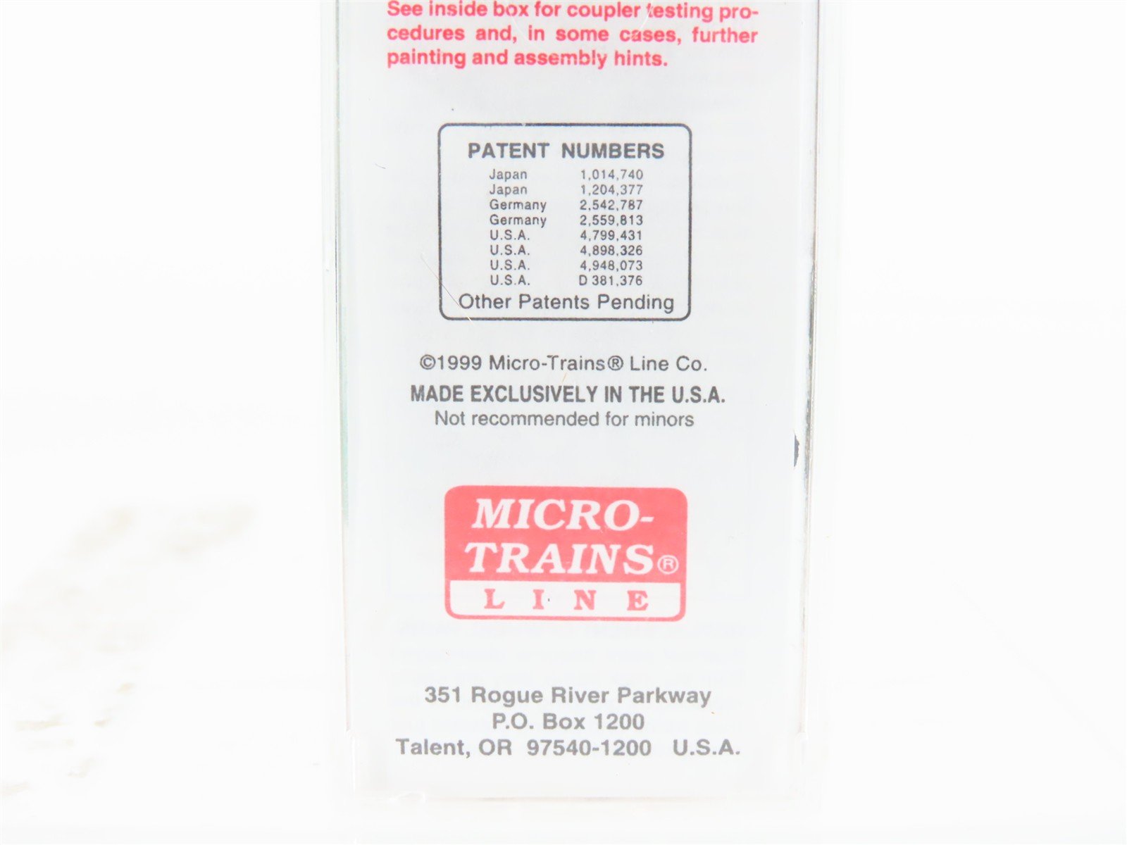 N Scale Micro-Trains MTL 20680 GN Great Northern 40' Single Door Box Car #39996