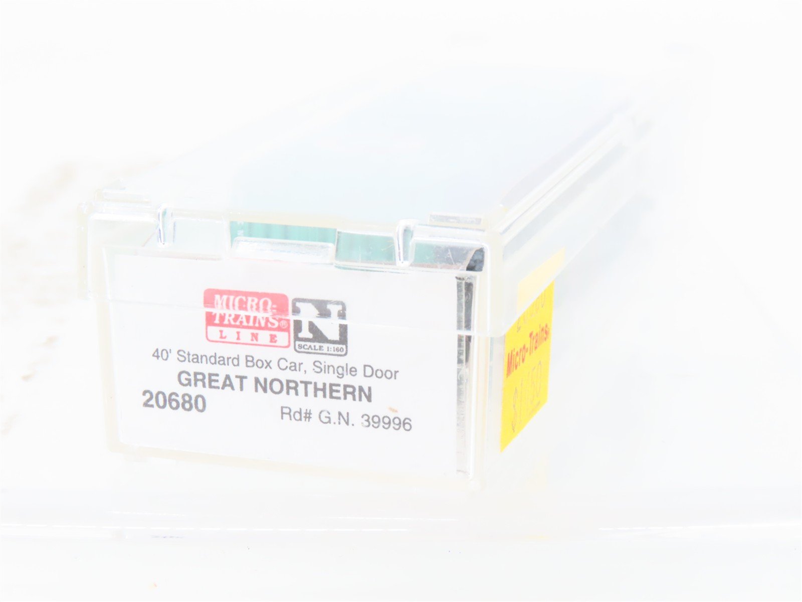 N Scale Micro-Trains MTL 20680 GN Great Northern 40' Single Door Box Car #39996