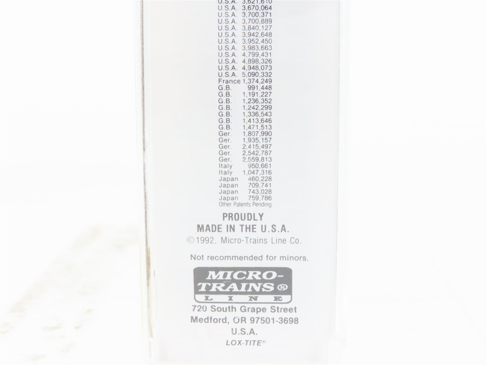 N Micro-Trains MTL 32080 NKP Nickel Plate Road 50' Plug Door Box Car #85499