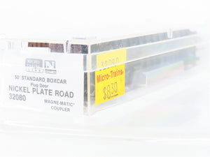N Micro-Trains MTL 32080 NKP Nickel Plate Road 50' Plug Door Box Car #85499