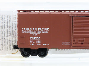 N Micro-Trains MTL 20136 CP Canadian Pacific 40' Single Door Box Car #269960