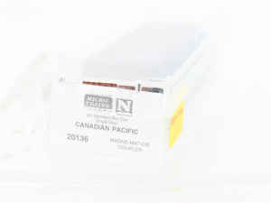 N Micro-Trains MTL 20136 CP Canadian Pacific 40' Single Door Box Car #269960