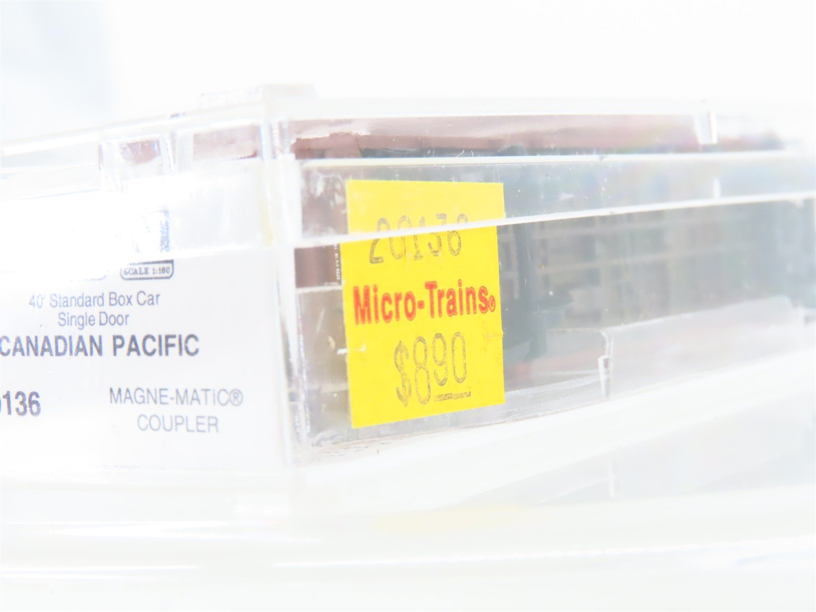 N Micro-Trains MTL 20136 CP Canadian Pacific 40' Single Door Box Car #269960