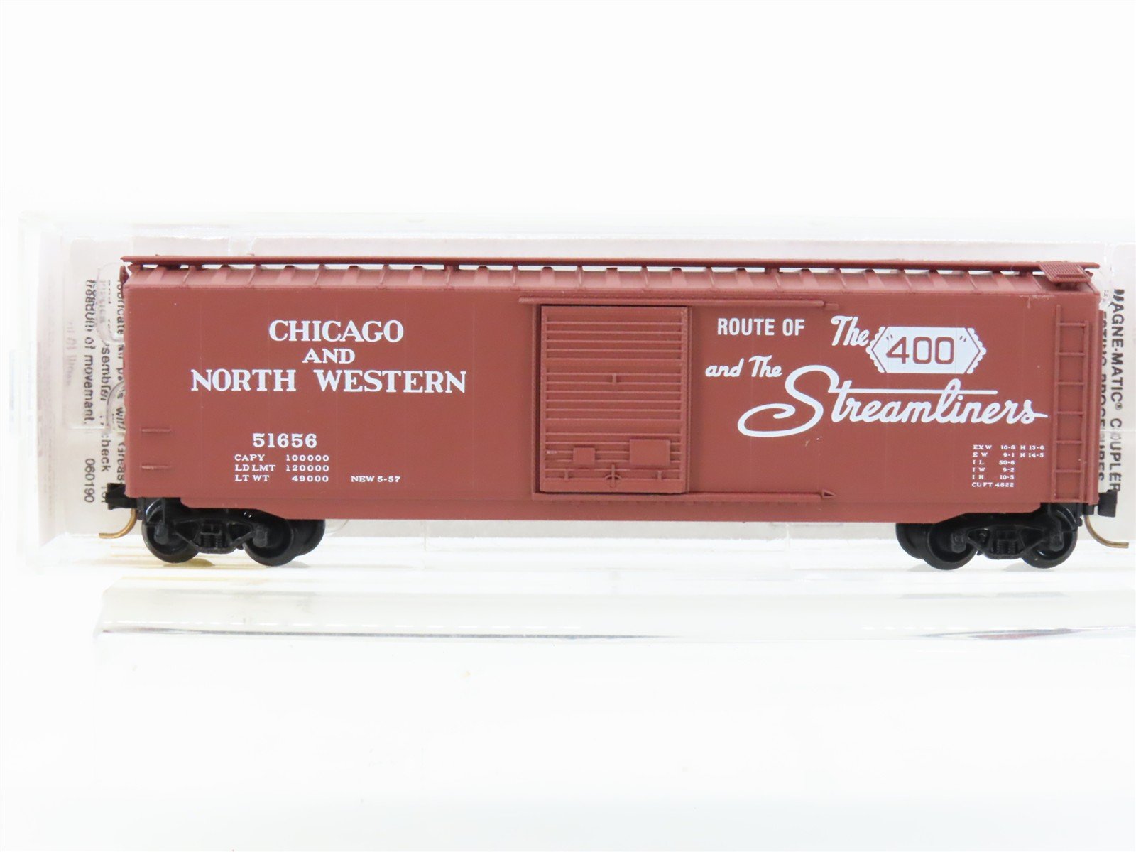 N Scale Micro-Trains MTL 31110 CNW Chicago & North Western 50' Box Car #51656