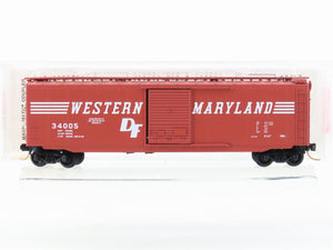 N Micro-Trains MTL 31160 WM Western Maryland 50' Single Door Box Car #34005