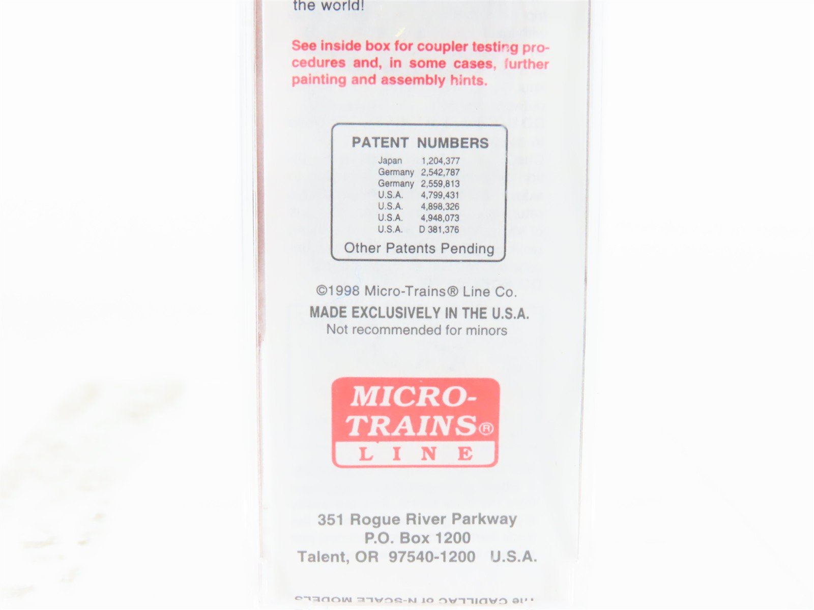 N Micro-Trains MTL 31160 WM Western Maryland 50' Single Door Box Car #34005