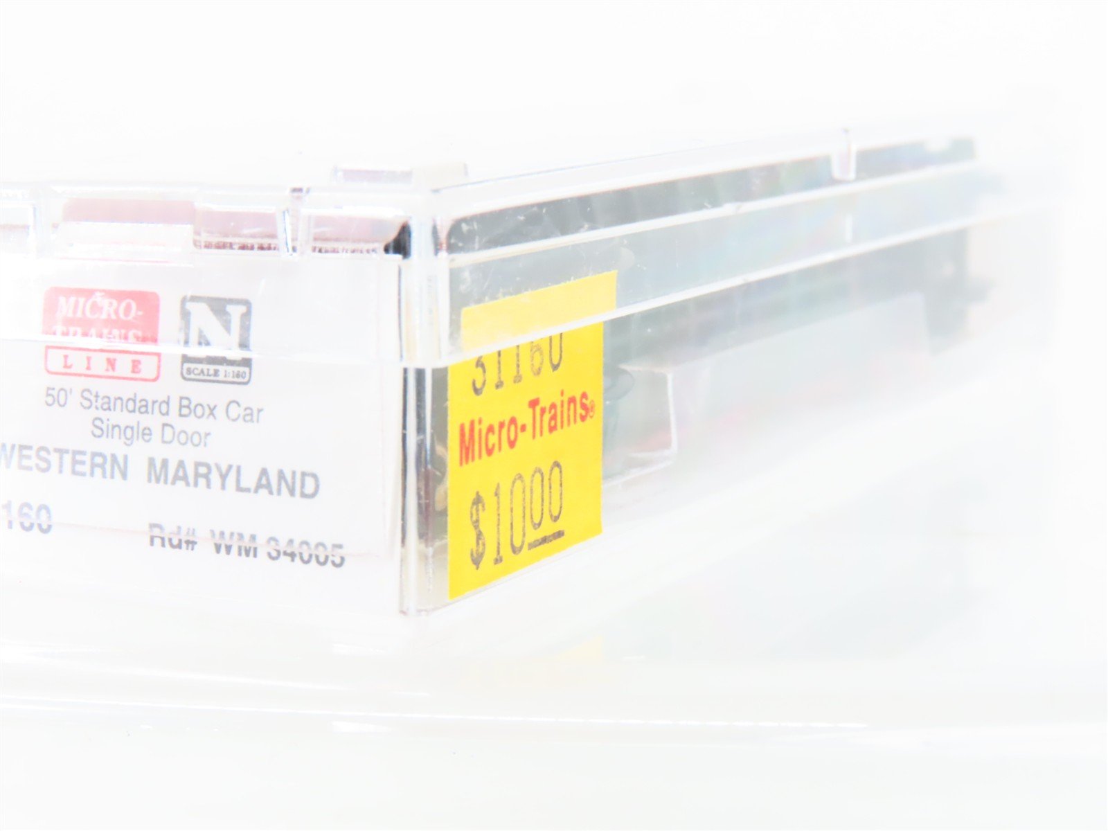 N Micro-Trains MTL 31160 WM Western Maryland 50' Single Door Box Car #34005