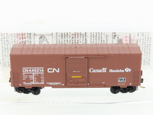 N Micro-Trains MTL 24280 CN Canadian National 40' Single Door Box Car #446214