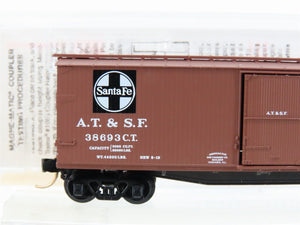 N Scale Micro-Trains MTL 39060 ATSF Santa Fe 40' Single Door Box Car #38693CT