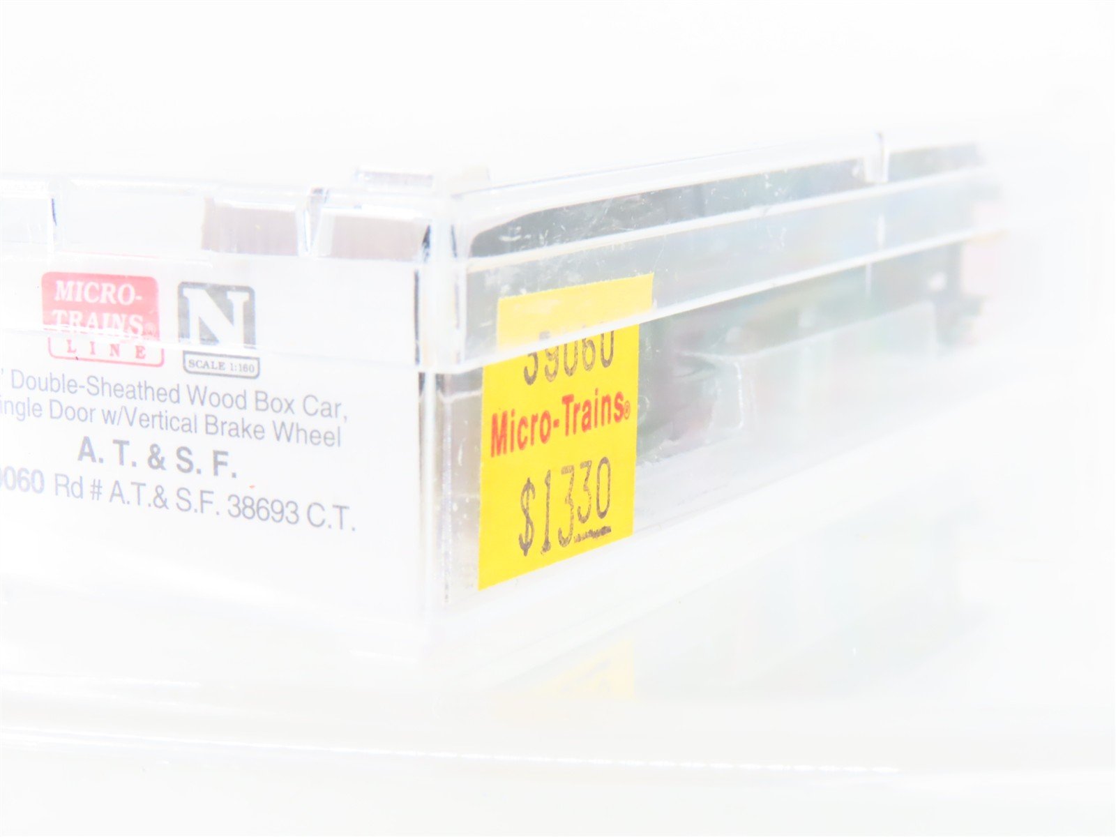 N Scale Micro-Trains MTL 39060 ATSF Santa Fe 40' Single Door Box Car #38693CT