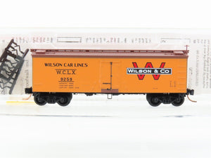 N Scale Micro-Trains MTL 58540 WCLX Wilson Car Lines 36' Wood Reefer #9259