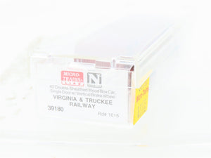 N Micro-Trains MTL 39180 V&T Virginia & Truckee 40' Single Door Box Car #1015