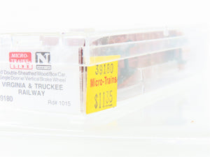 N Micro-Trains MTL 39180 V&T Virginia & Truckee 40' Single Door Box Car #1015
