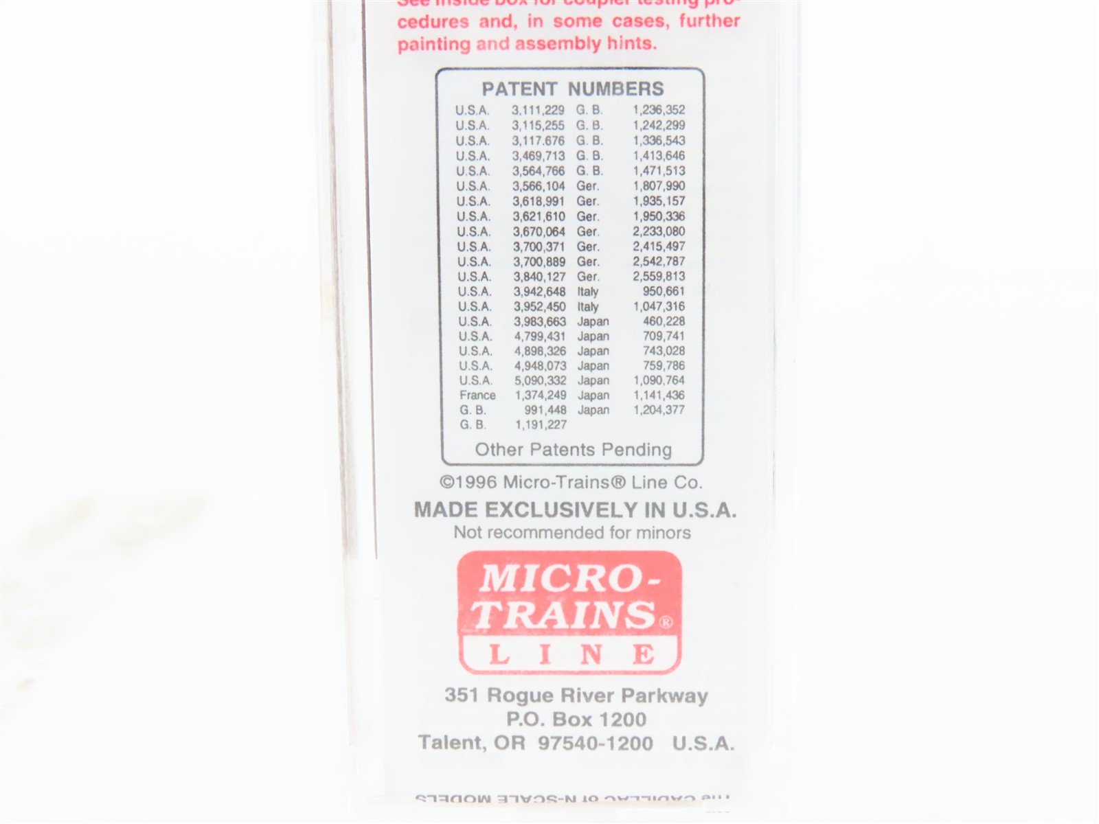 N Scale Micro-Trains MTL 21110 ATSF Santa Fe 40' Plug Door Box Car #149953