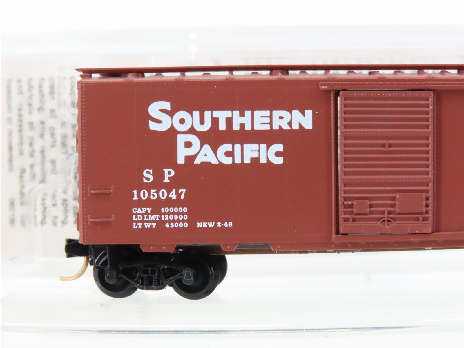 N Micro-Trains MTL 20080 SP Southern Pacific 40' Single Door Box Car #105047