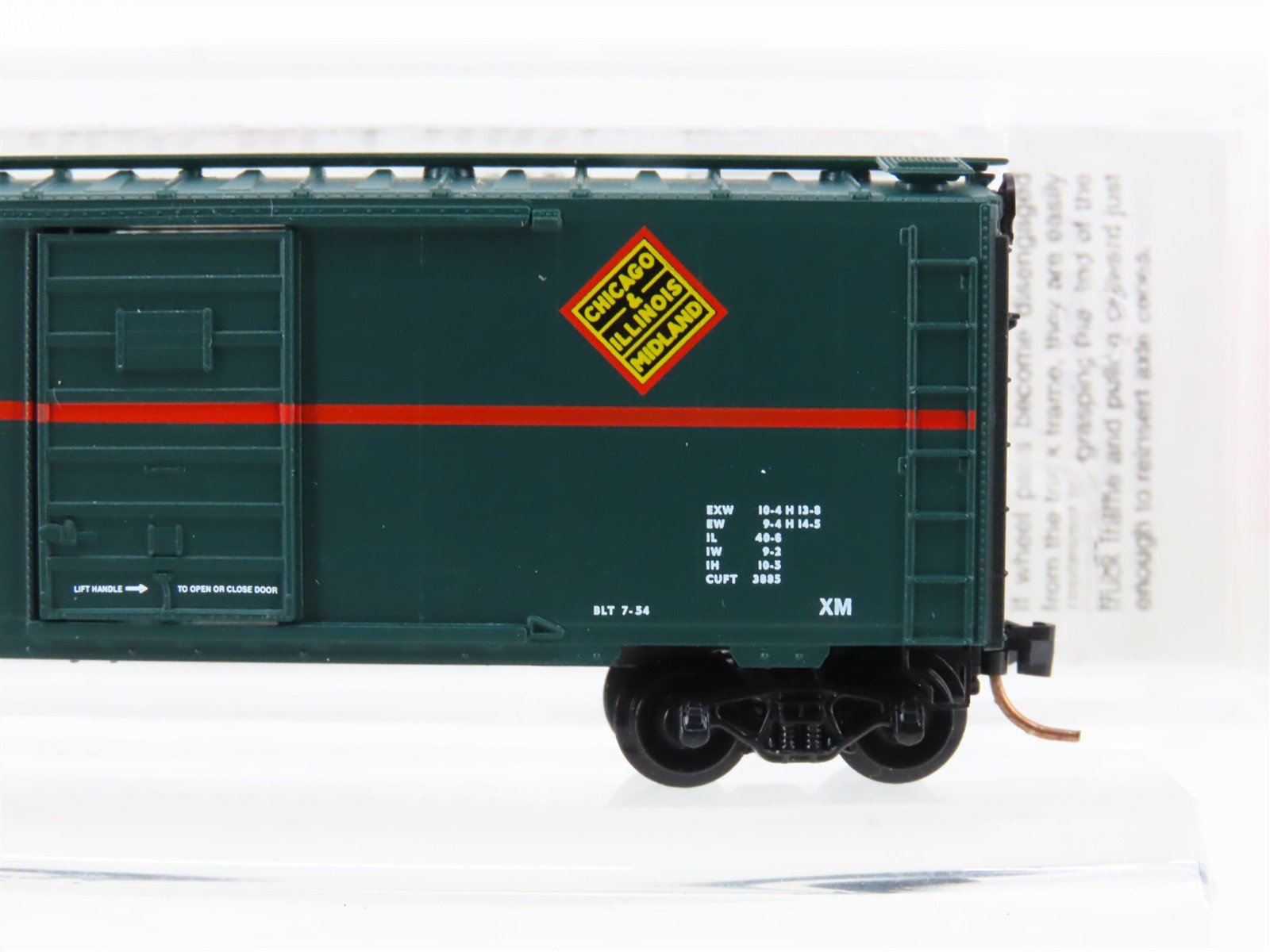 N Scale Micro-Trains MTL 20476 CIM Chicago & Illinois Midland 40' Box Car #16073