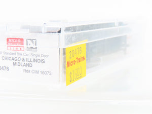N Scale Micro-Trains MTL 20476 CIM Chicago & Illinois Midland 40' Box Car #16073