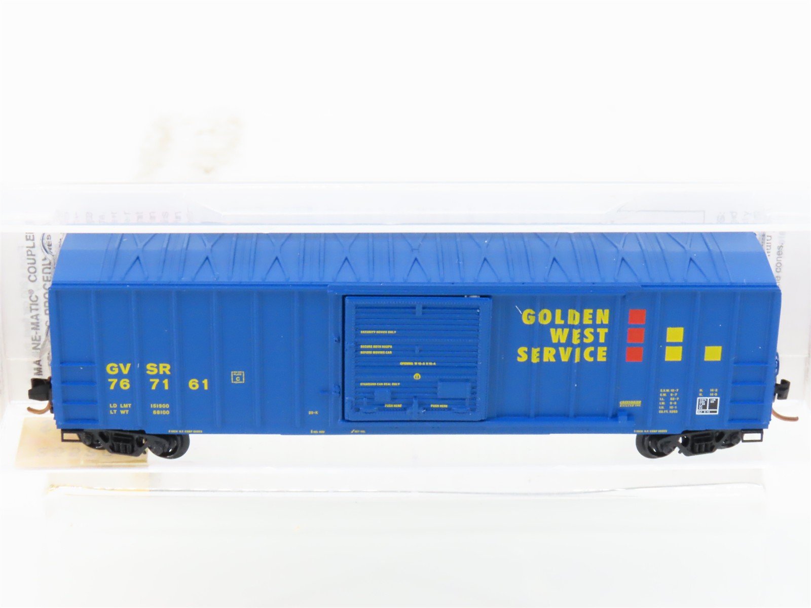 N Scale Micro-Trains MTL 25520 GVSR Golden West Service 50' Box Car #767161