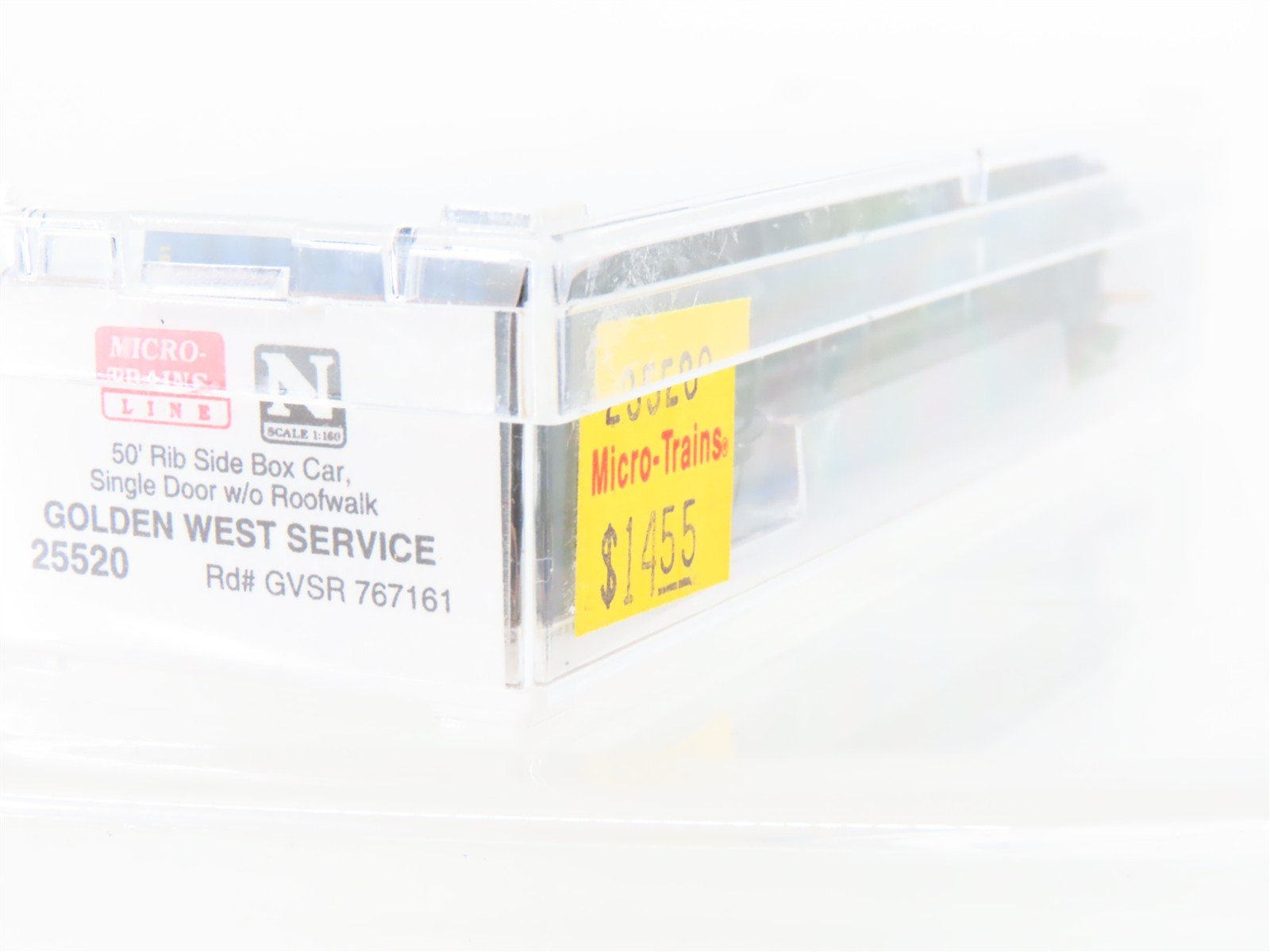 N Scale Micro-Trains MTL 25520 GVSR Golden West Service 50' Box Car #767161