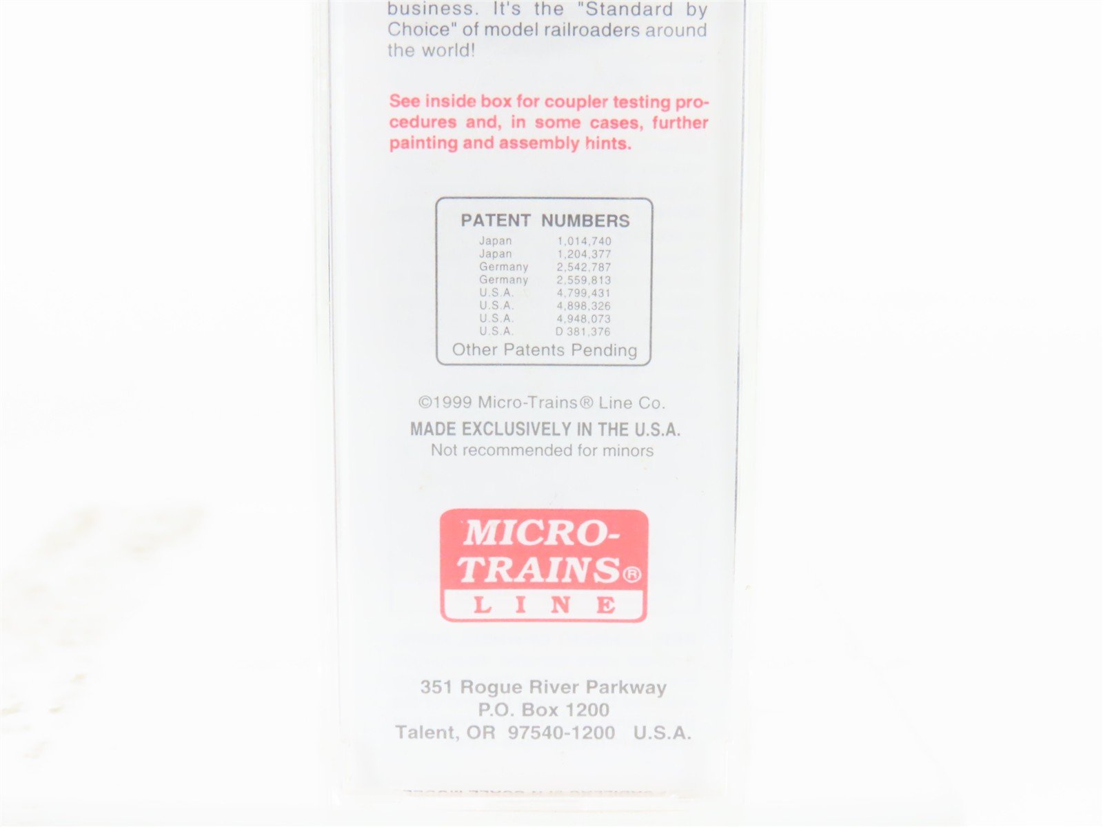 N Micro-Trains MTL 20436 CP Canadian Pacific 40' Single Door Box Car #51022