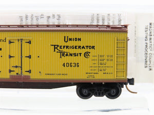 N Scale Micro-Trains MTL 49350 URTC Puritan Malt 40' Wood Reefer #40636