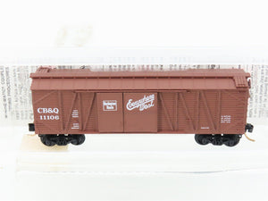 N Scale Micro-Trains MTL 29060 CB&Q Burlington Route 40' Box Car #11106