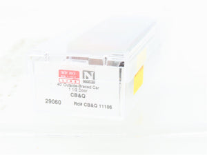 N Scale Micro-Trains MTL 29060 CB&Q Burlington Route 40' Box Car #11106