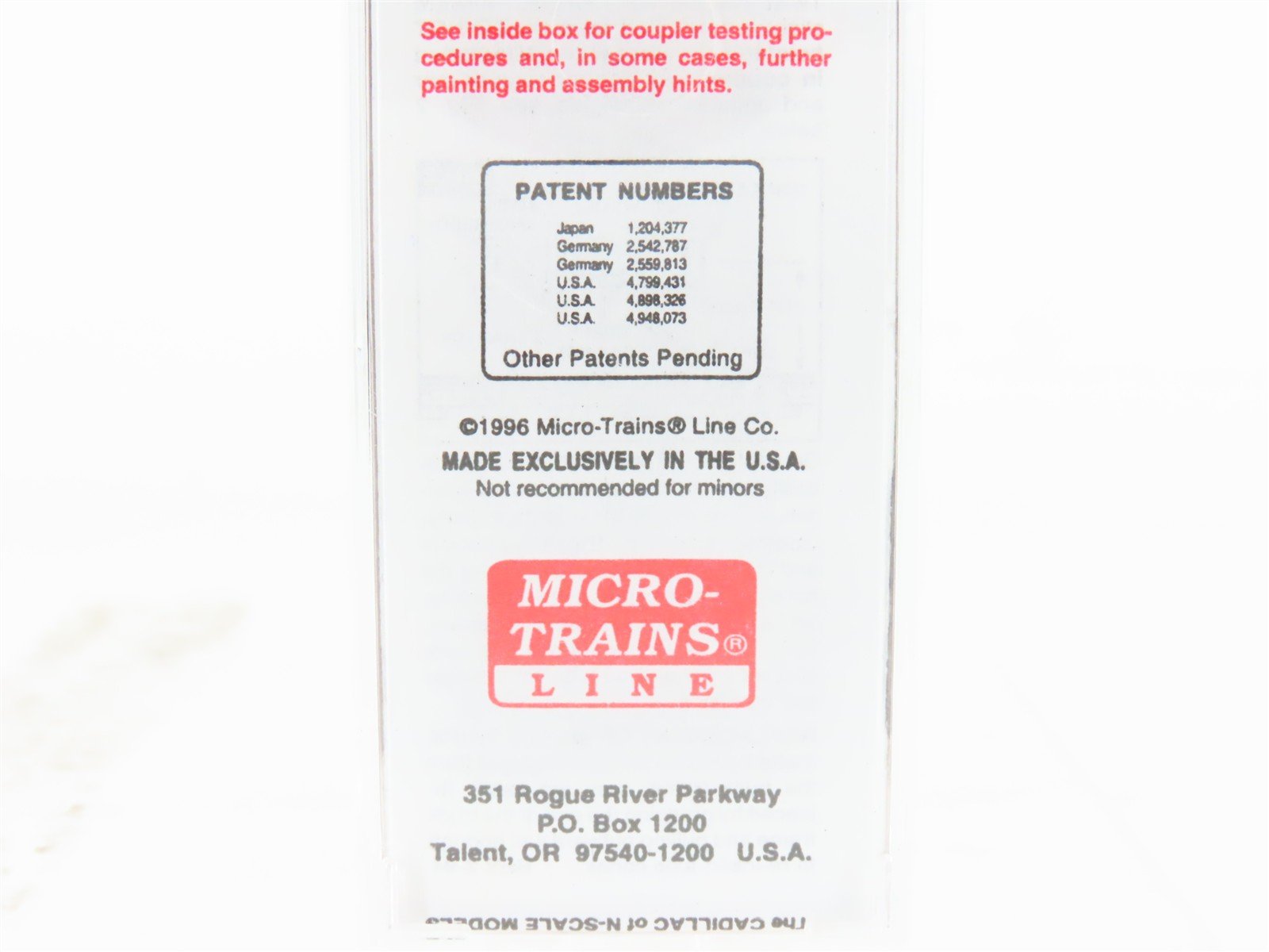 N Scale Micro-Trains MTL 32050/1 SFRB Santa Fe 50' Plug Door Box Car #6153