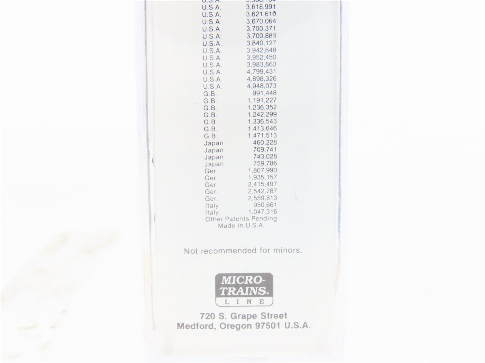 N Scale Micro-Trains MTL 21020 BAR State of Maine 40' Plug Door Box Car #2231