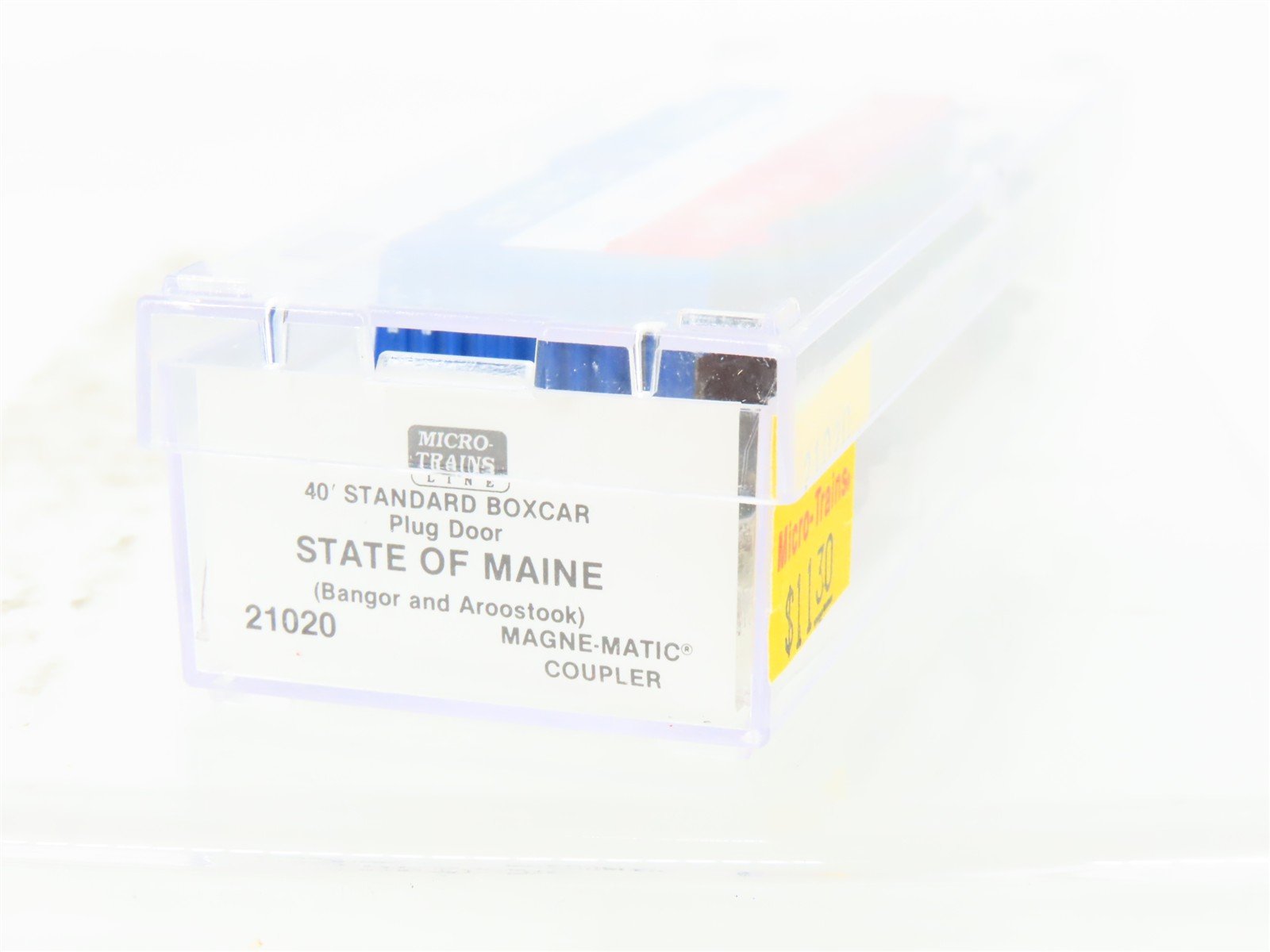 N Scale Micro-Trains MTL 21020 BAR State of Maine 40' Plug Door Box Car #2231