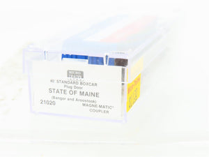 N Scale Micro-Trains MTL 21020 BAR State of Maine 40' Plug Door Box Car #2231