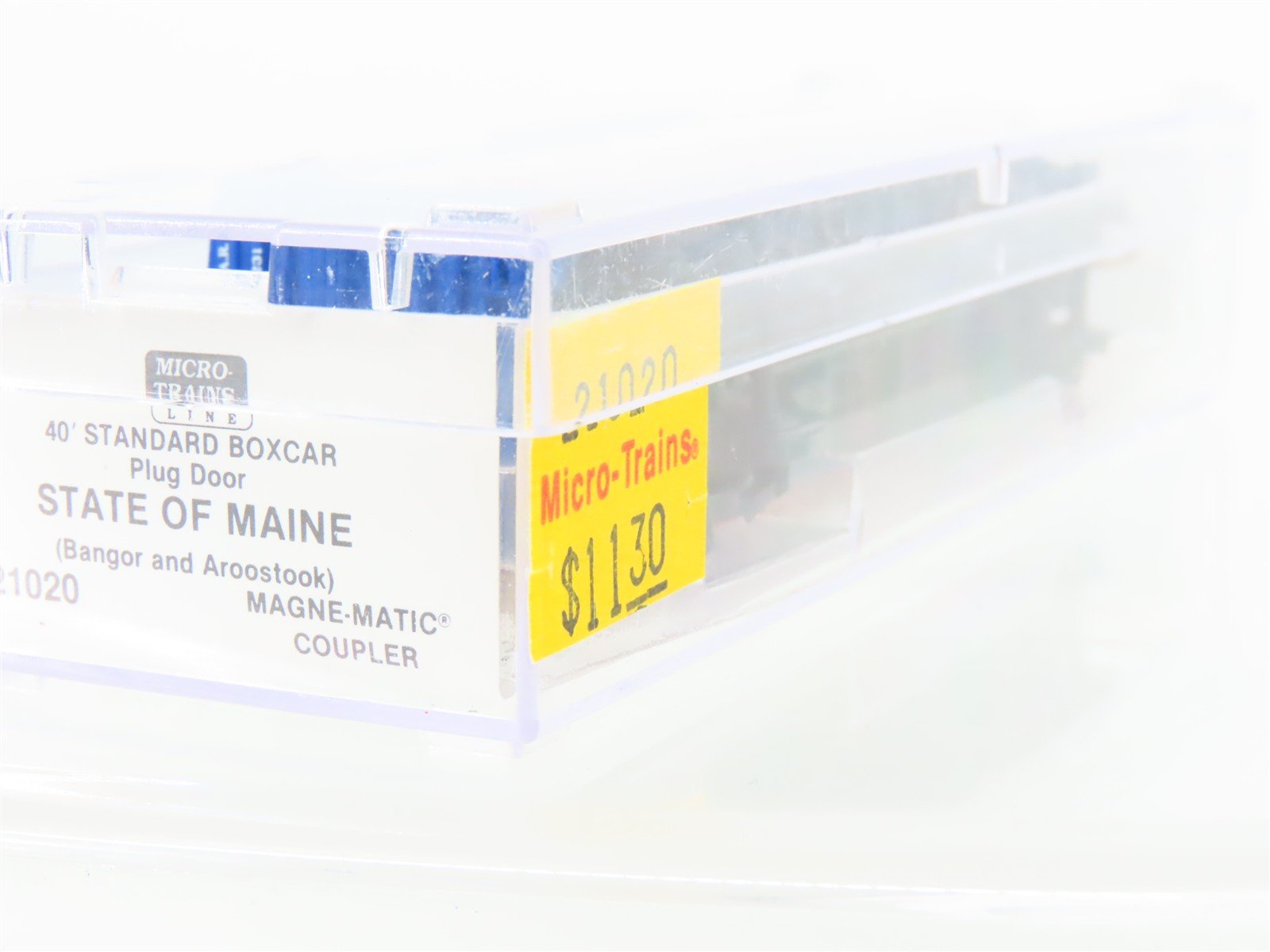 N Scale Micro-Trains MTL 21020 BAR State of Maine 40' Plug Door Box Car #2231