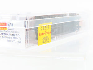 N Scale Micro-Trains Line MTL 21220 Route of the Magne-Matic's 40' Box Car #1000