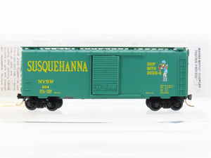 N Scale Micro-Trains MTL 20670 NYSW Susquehanna 40' Single Door Box Car #504