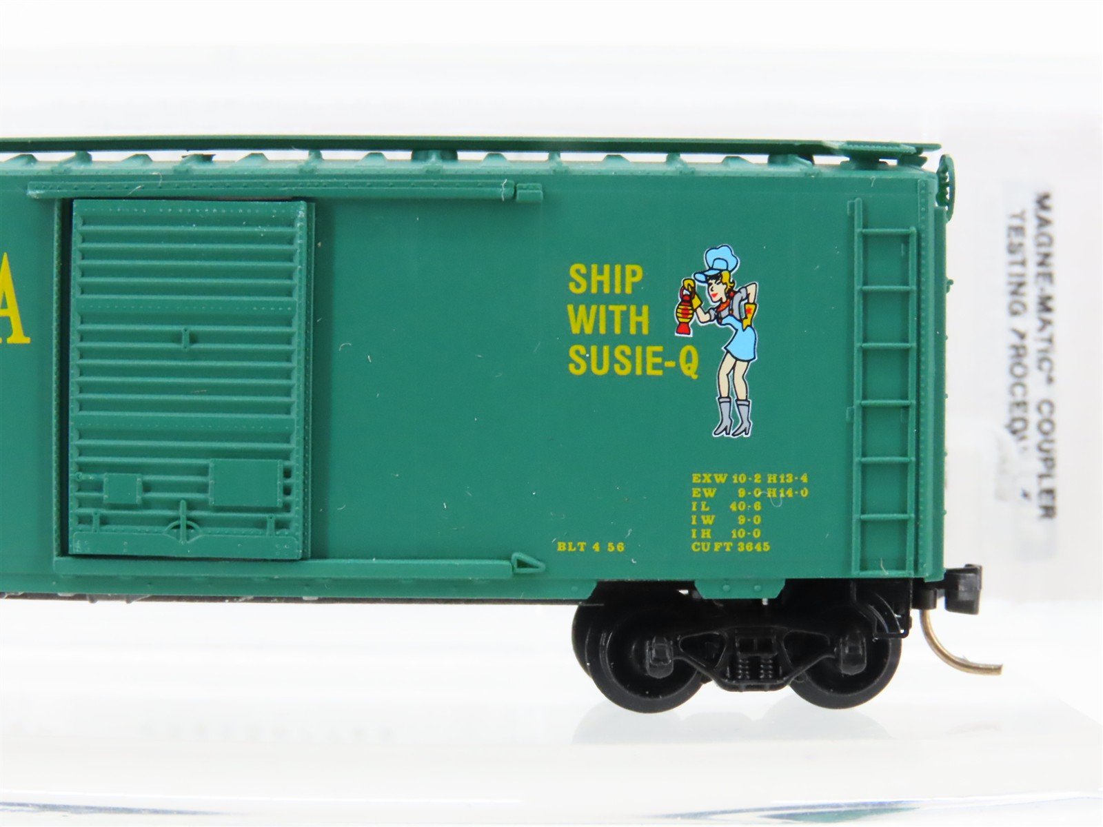 N Scale Micro-Trains MTL 20670 NYSW Susquehanna 40' Single Door Box Car #504