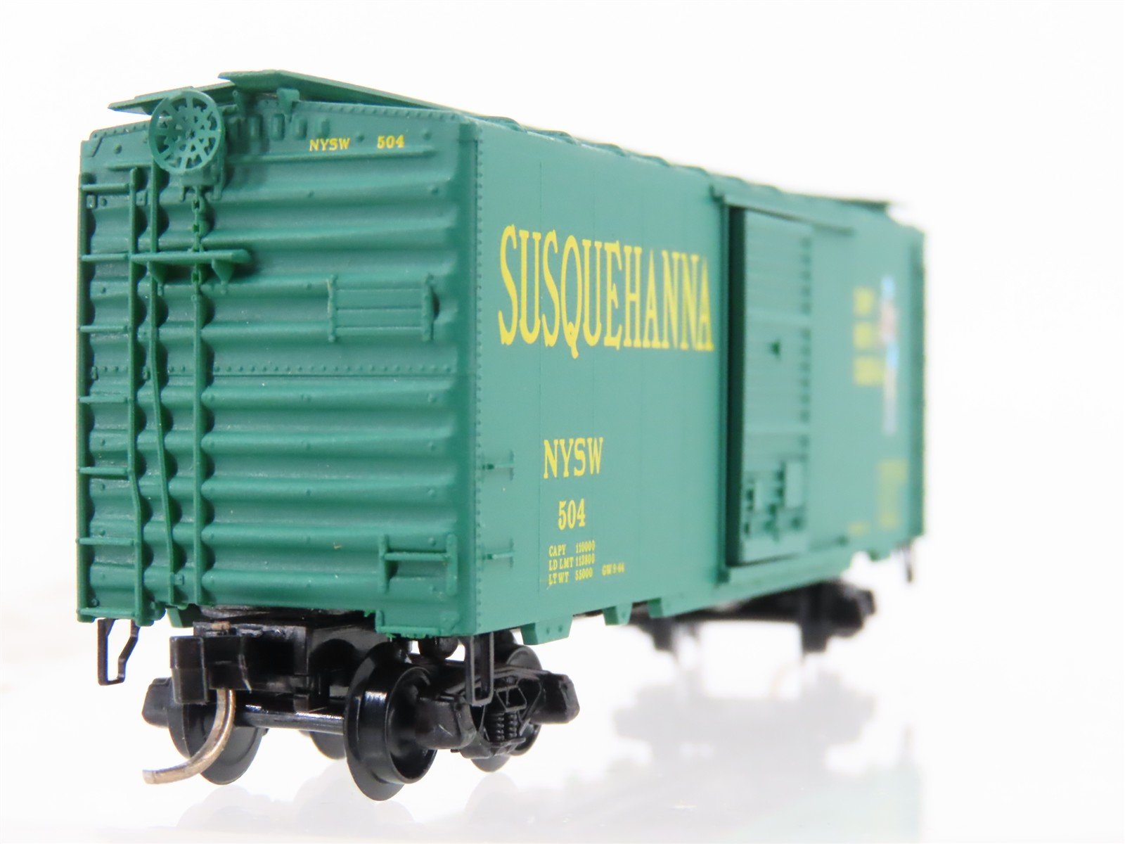N Scale Micro-Trains MTL 20670 NYSW Susquehanna 40' Single Door Box Car #504