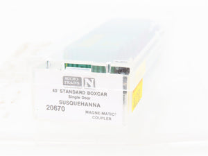 N Scale Micro-Trains MTL 20670 NYSW Susquehanna 40' Single Door Box Car #504