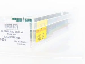 N Scale Micro-Trains MTL 20670 NYSW Susquehanna 40' Single Door Box Car #504