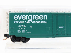 N Scale Micro-Trains MTL 38260 EFCX Evergreen 50' Plug Door Box Car #2875