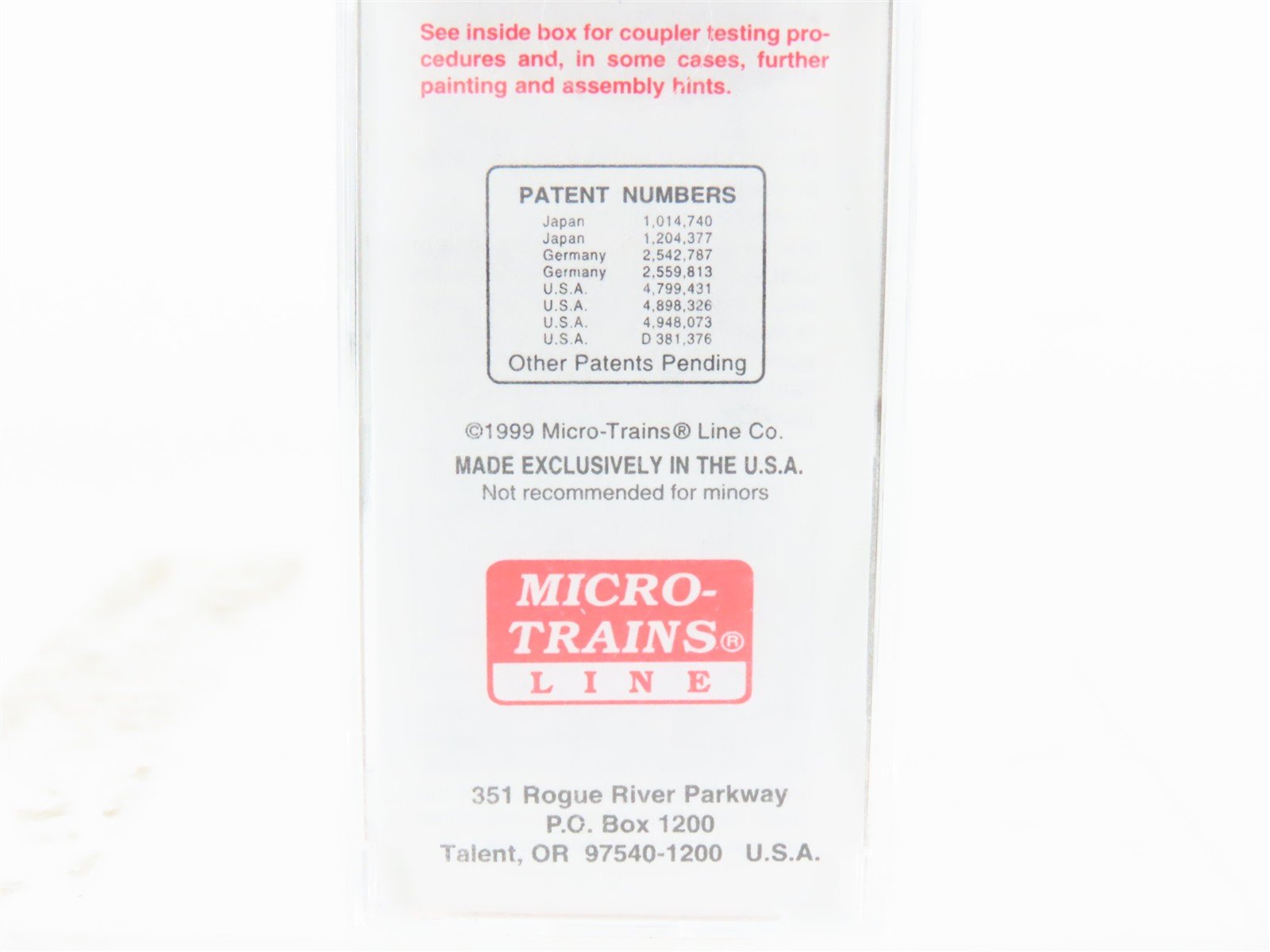 N Scale Micro-Trains MTL 38260 EFCX Evergreen 50' Plug Door Box Car #2875