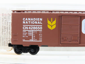 N Micro-Trains MTL 20550 CN Canadian Northern 40' Single Door Box Car #428650