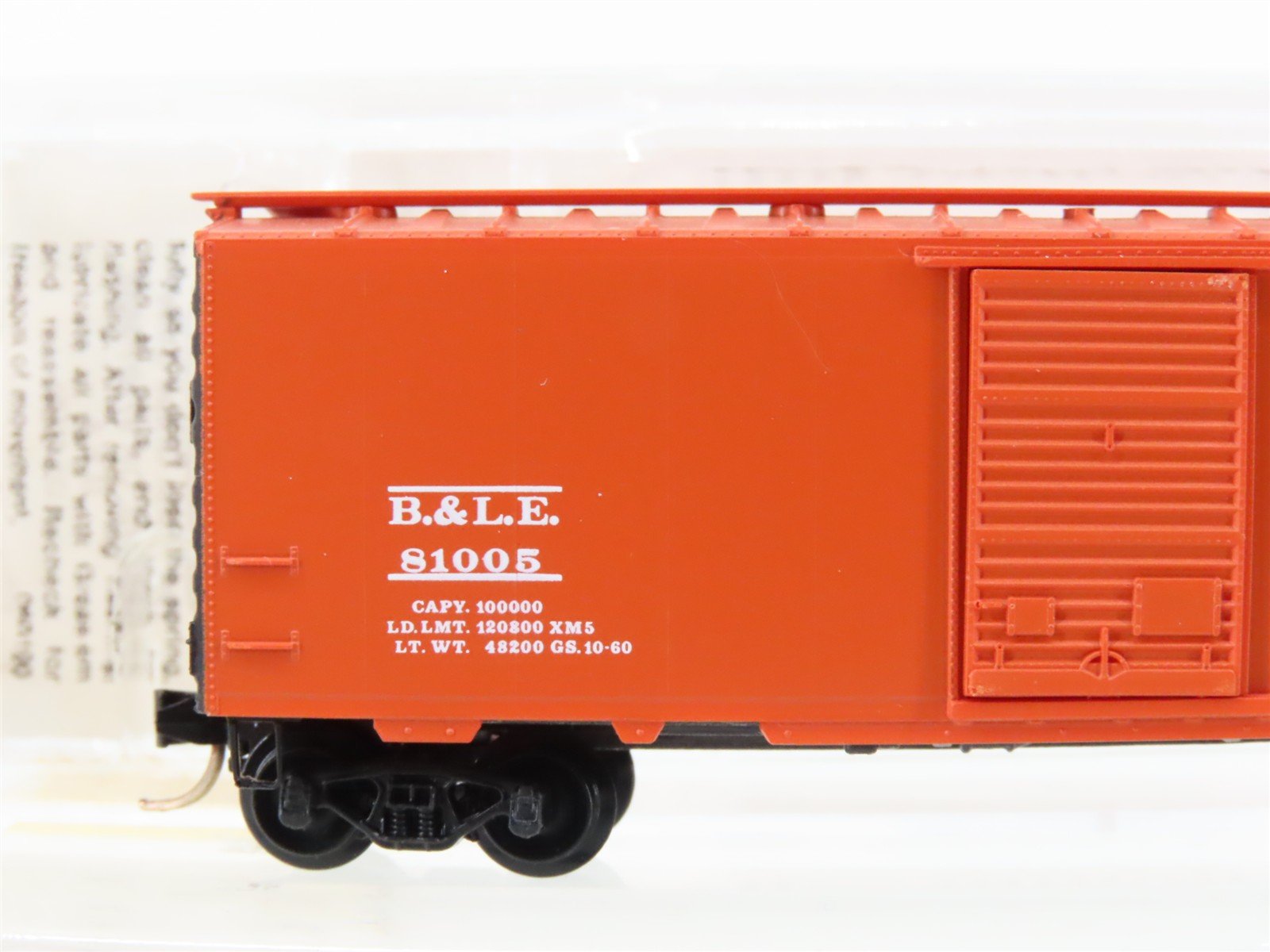 N Scale Micro-Trains MTL 20940 B&LE Bessemer & Lake Erie 40' Box Car #81005