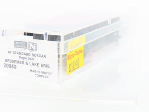 N Scale Micro-Trains MTL 20940 B&LE Bessemer & Lake Erie 40' Box Car #81005
